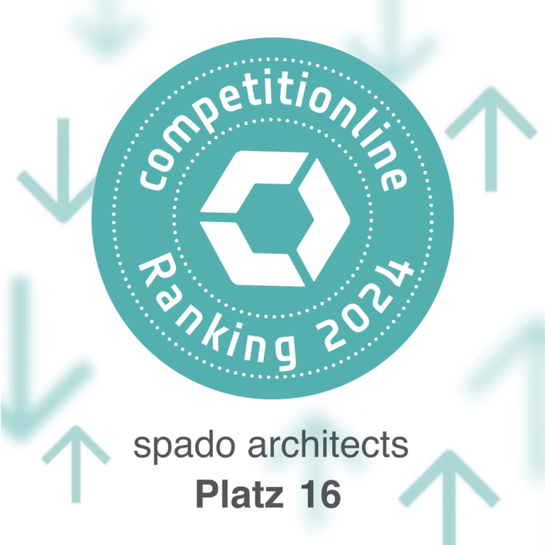 spado architects auf Platz 16 des competitiononline Rankings 2024