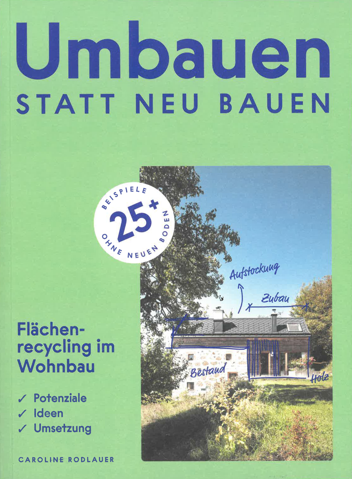 SPADO ARCHITECTS IM 2025 ERSCHIENENEN BUCH „UMBAUEN STATT NEU BAUEN“ VERTRETEN Verlag Anton Pustet, Herausgeberin: Caroline Rodlauer