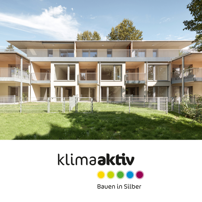 klimaaktiv silber, Wohnbau Hohlweg, Villach