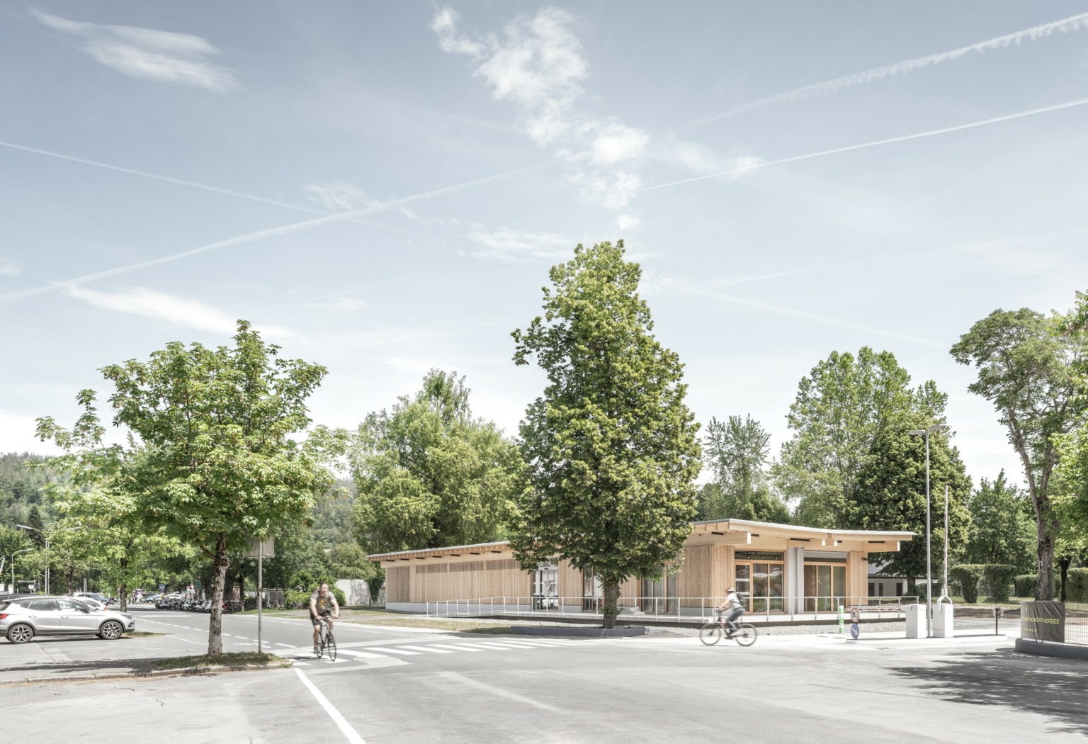 Campingplatz Klagenfurt am Wörthersee, neue Betriebsgebäude