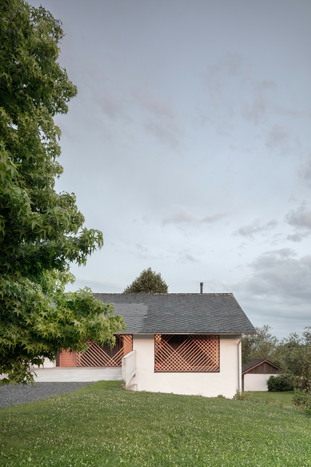 Haus WET Pfeilerstadel, Stadel, Außenansicht