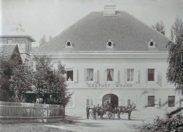 historische Ansicht, Gasthaus Wrann, Quelle: Archiv der Marktgemeinde Velden am Wörther See